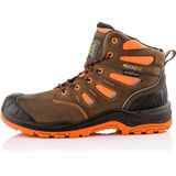 Buckbootz BVIZ2ORBR Buckz Viz Hoog Bruin/oranje