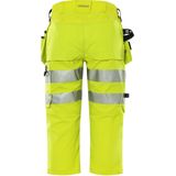 Fristads Hogezichtbaarheids 3/4 broek klasse 2 2666 GSTP - Hi-Vis geel/zwart