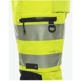 Fristads Hogezichtbaarheids 3/4 broek klasse 2 2666 GSTP - Hi-Vis geel/zwart