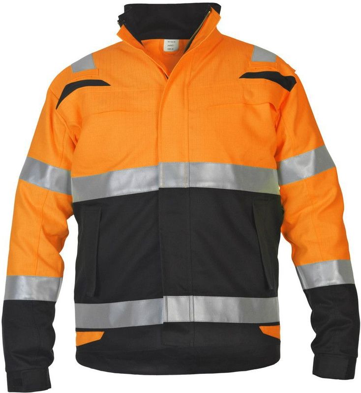 Hydrowear Minsk Multinorm Jack Fluor Oranje/Zwart maat 46