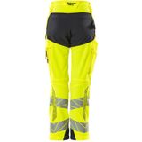 Mascot Accelerate Safe Broek met kniezakken 19078-511 - hi-vis geel/donkermarine