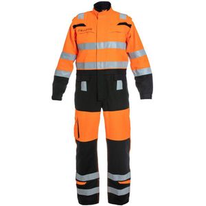 Hydrowear Magnor Multinorm Overal Fluor Oranje/Zwart