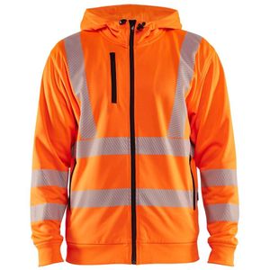 Blåkläder 3565-2538 High Vis Hoodie met rits High Vis Oranje maat XXXL