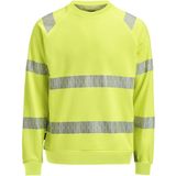 Jobman 5324 Sweatshirt Hi-Vis Heren Geel maat L