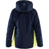 Blåkläder 4972-1977 Dames lichtgewicht winterjas Donker marineblauw/High vis geel maat L