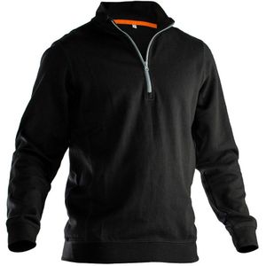 Jobman 5401 Halfzip Sweatshirt Zwart