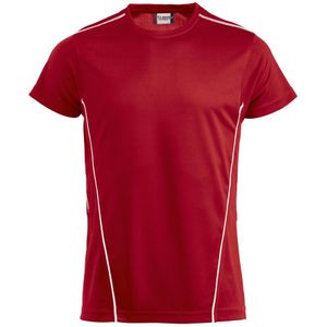Clique Ice Sport T Rood/Wit