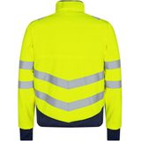 Engel - Safety Softshell Jack - Hi-vis Yellow / Blue Ink