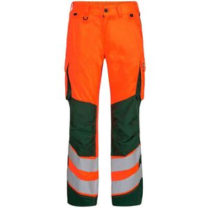 F. Engel 2543 Safety Light Ladies Trouser Repreve Orange/Green maat 38