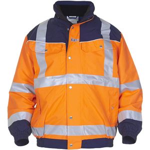 Hydrowear Furth Pilotjack Oranje/Marineblauw maat S