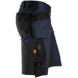 Snickers 6151 AllroundWork Stretch Loose fit Korte Werkbroek met Holsterzakken Marineblauw/Zwart