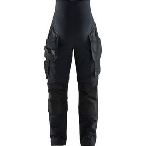 Blåkläder - 7103-1344 - Zwangerschapsbroek - Zip-Off - Zwart - Stretchmateriaal