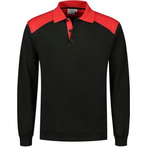 Santino Tesla Polosweater Black / Red
