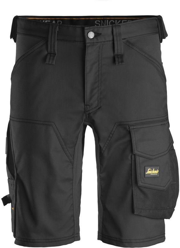 Snickers 6143 AllroundWork Stretch Korte Broek Chilirood/Zwart maat 044