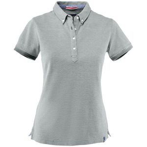 Harvest Larkford Poloshirt Dames Grijs Mélée maat L