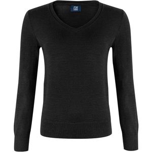 Cutter & Buck Vernon V-Neck Dames Zwart maat M