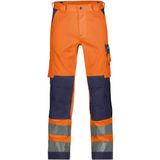 Dassy - Buffalo - Hogezichtbaarheidsbroek - Fluo-Oranje/Marineblauw - 245gr
