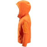 Snickers 7512 Junior Logo Full-Zip Hoodie Warm Oranje maat 104