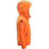 Snickers 7512 Junior Logo Full-Zip Hoodie Warm Oranje maat 104