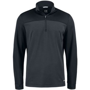 Cutter & Buck Traverse Half Zip Heren Zwart