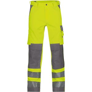 Dassy - Buffalo - Hogezichtbaarheidsbroek - Fluogeel/Cementgrijs - 245gr