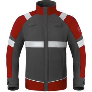 HAVEP 50384 Softshell 5-Safety Image+ Charcoal/Rood