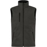 Clique - Padded Softshell Vest - Donkergrijs - Gewatteerde Bodywarmer