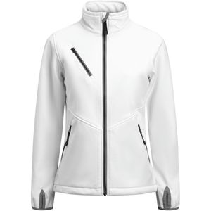 Jobman 1203 Dames Softshell Jacket Wit maat S