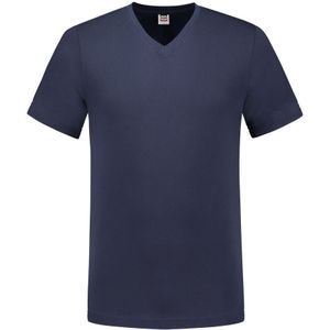 Tricorp 101005 T-Shirt V Hals Slim Fit Blauw maat 4XL