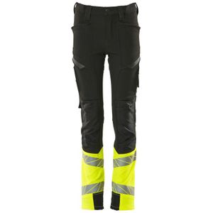 Mascot 19979-311 Broeken voor kinderen Zwart/Hi-Vis Geel maat 164