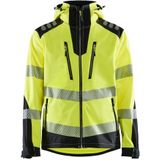 Blåkläder 4491-2513 Softshell jack High Vis High Vis Geel/Zwart maat XXL