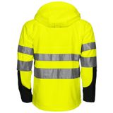 Projob 6419 Functionele Softshell - ISO 20471 Klasse 3/2 Geel/Zwart