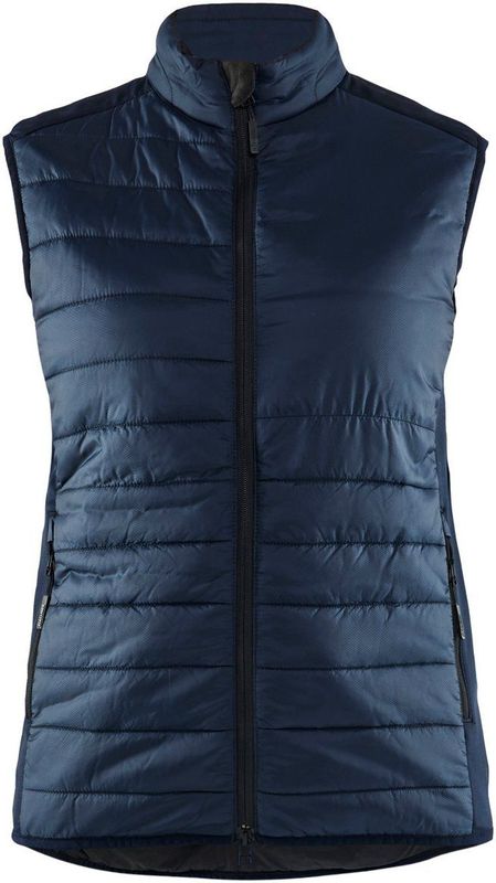 Blåkläder 3864-2030 Dames bodywarmer gevoerd Donker marineblauw maat XS