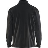 Blåkläder 3320-1040 T-Shirt lange mouwen met rolkraag Zwart