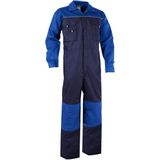 Dassy Cannes Tweekleurige overall met kniezakken Marineblauw/Korenblauw