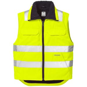 Fristads High vis bodywarmer klasse 2 5304 PP Hi-Vis geel maat S