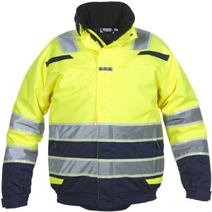 Hydrowear India En20471 Pilotjack Fluor Geel/Marine maat M