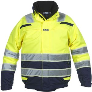 Hydrowear India En20471 Pilotjack Fluor Geel/Marine maat S