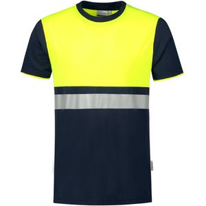 Santino Hannover T-shirt Real Navy / Fluor Yellow