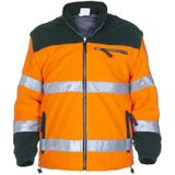 Hydrowear Fulham Fleecejack Oranje/Groen maat S