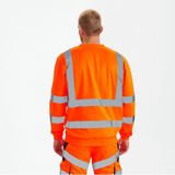 F. Engel 8041-253 Safety Sweatshirt Orange maat L