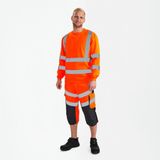 F. Engel 8041-253 Safety Sweatshirt Orange maat L