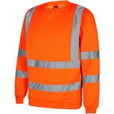 F. Engel 8041-253 Safety Sweatshirt Orange maat L