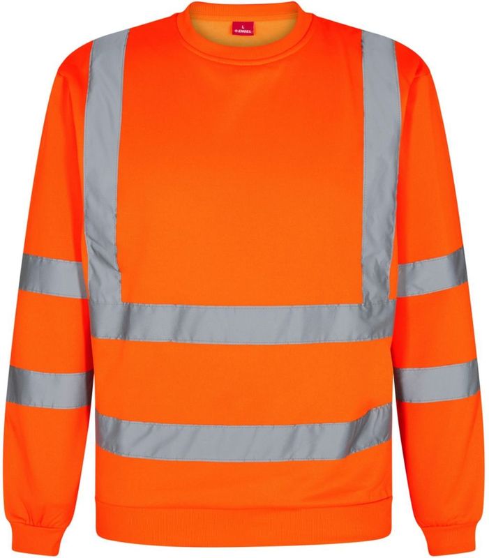F. Engel 8041-253 Safety Sweatshirt Orange maat L