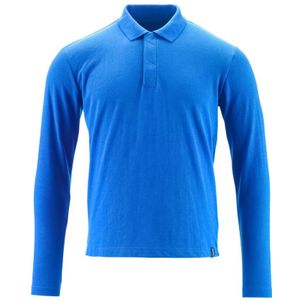 Mascot 20483-961 Poloshirt lange mouwen Helder Blauw