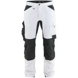 Blåkläder 1771-1832 Schildersbroek met stretch Wit/zwart maat C144