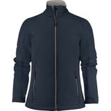 Printer Softshell Jacket Trial Lady Dames Dark Navy maat XL
