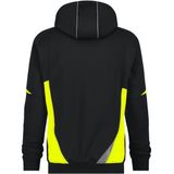 Dassy Santos Hoodie Zwart/Fluogeel maat 2XL