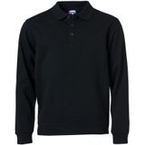 Clique Basic Polo Sweater Zwart