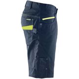 Blåkläder 1499-1330 Serviceshort Donker marineblauw/High vis geel maat C44